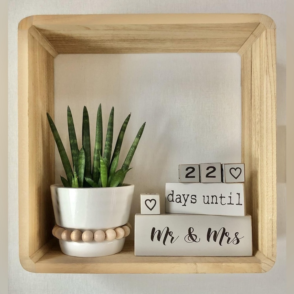 Wedding Day Countdown Calendar Blocks - Picture 3 of 3